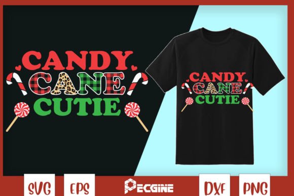 A Candy Cane Cutie for Crafts & Graphics