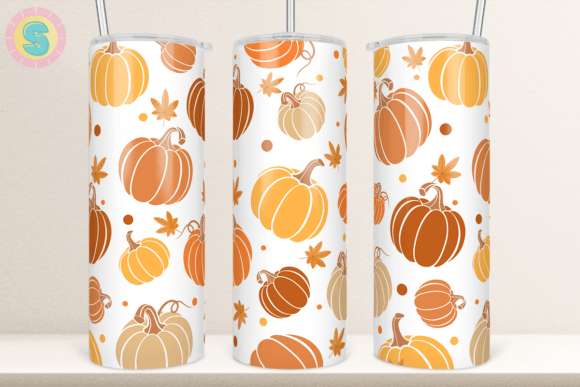 A Designer's Look at the Fall Pumpkins Tumbler Wrap