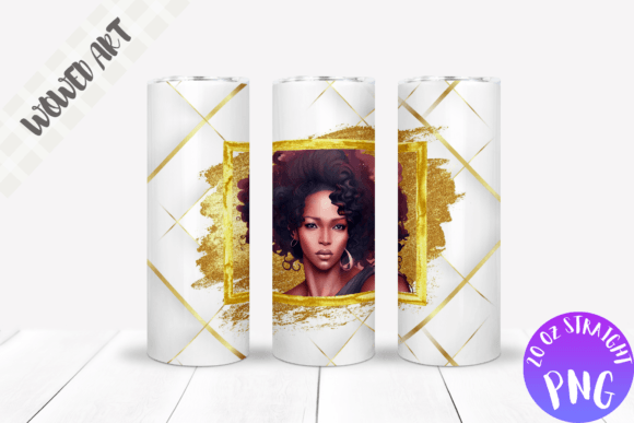 A Graphic Designer's Review of the African Girl Tumbler Wrap Asset