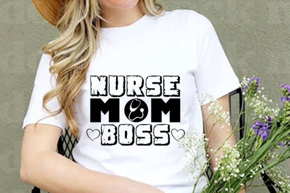 A Nurse SVG Design for T-Shirt Graphics & Digital Products