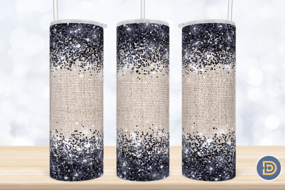 Craft Graphics Review: Fabric Black Glitter Tumbler Wrap