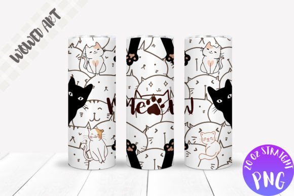 Cute Cat Tumbler Wrap: A Graphics Review for Content Creators