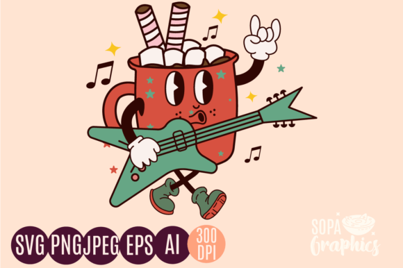 Fa La La La Cup: A Festive Graphics Asset for T-Shirt Designs
